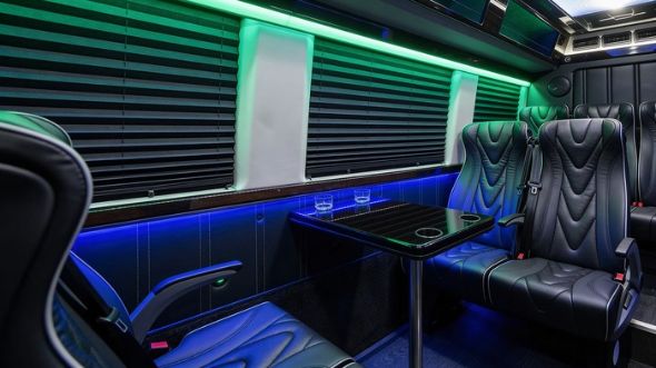 18 passenger sprinter van inside plano