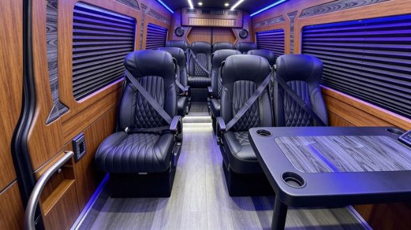 18 passenger sprinter van interior denton