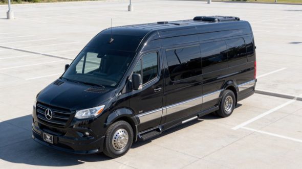denton wedding sprinter van rental