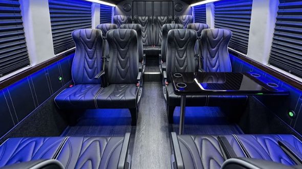 plano 20 passenger sprinter van interior