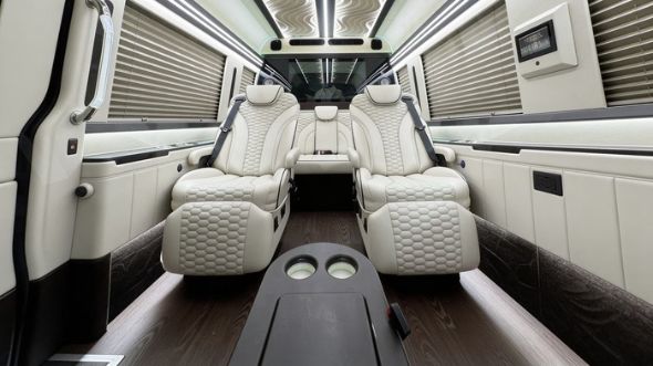 plano 8 passenger sprinter van interior