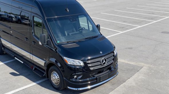 plano sporting event sprinter van rental