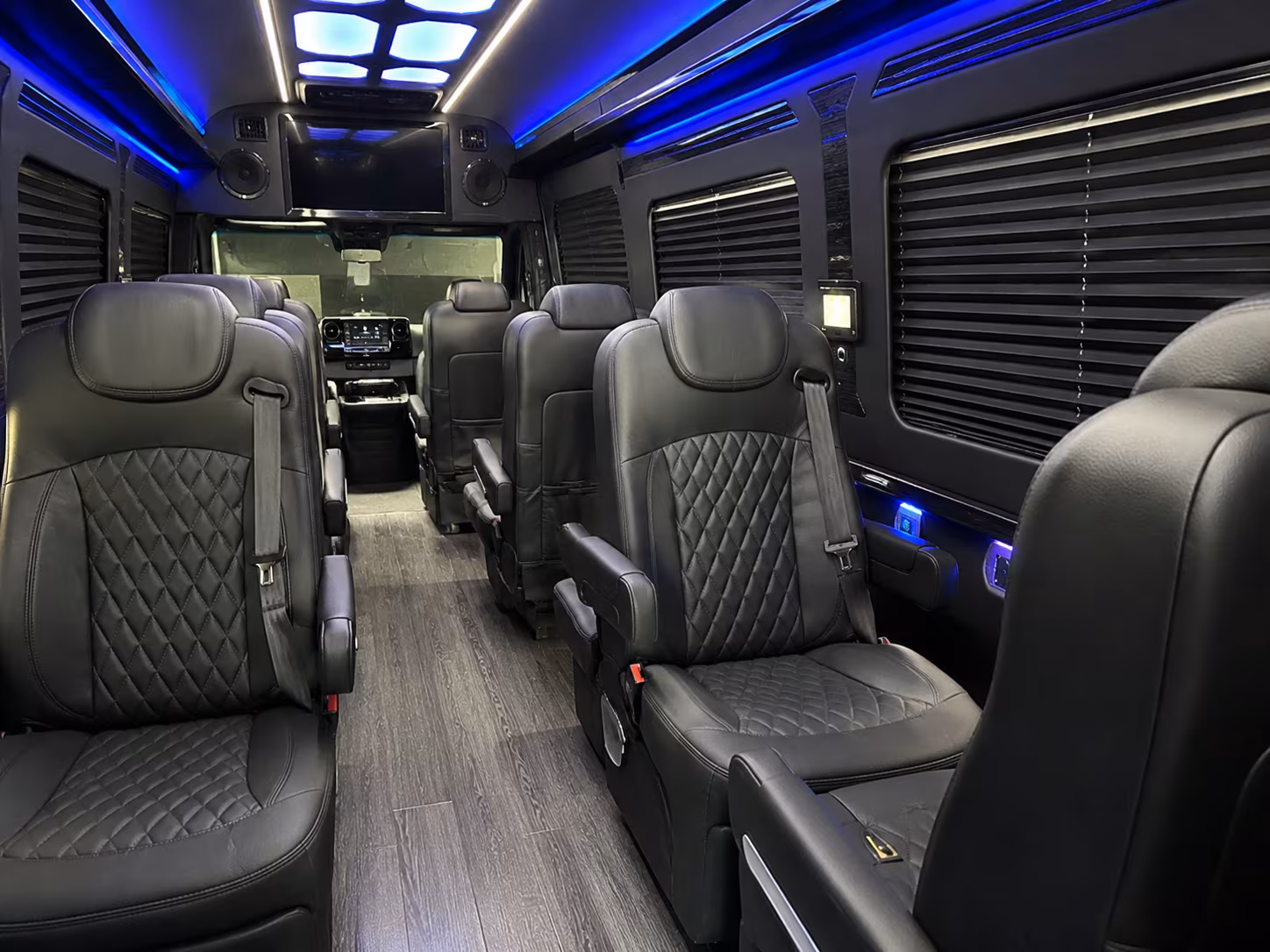 18 passenger sprinter van inside