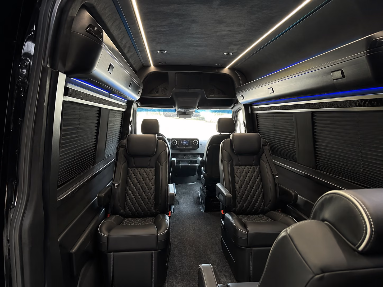 plano 10 passenger sprinter van interior
