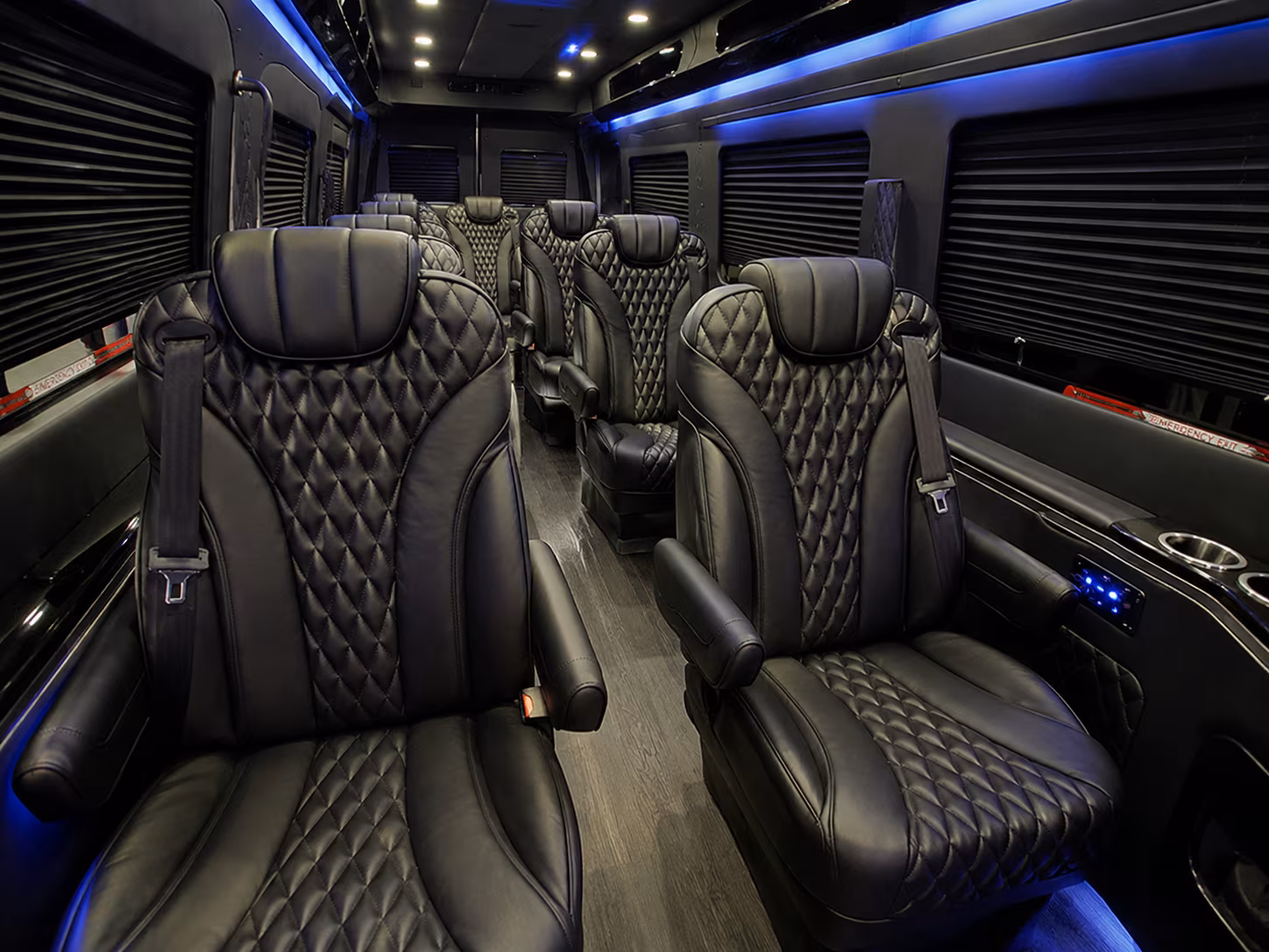 plano 15 passenger sprinter van inside