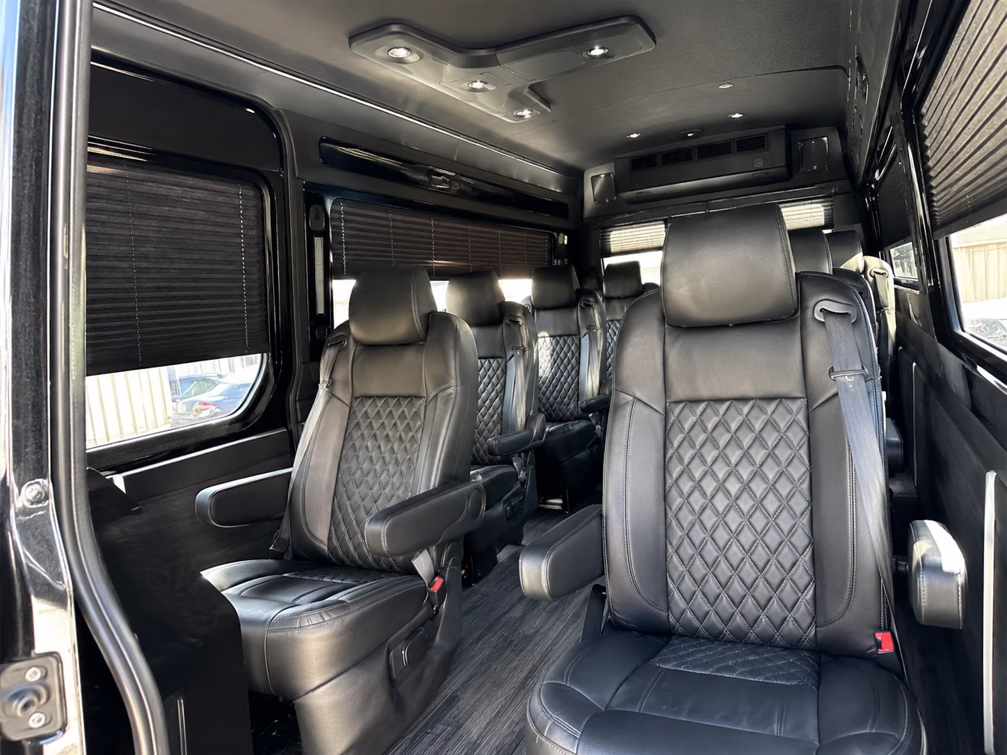 plano 15 passenger sprinter van interior