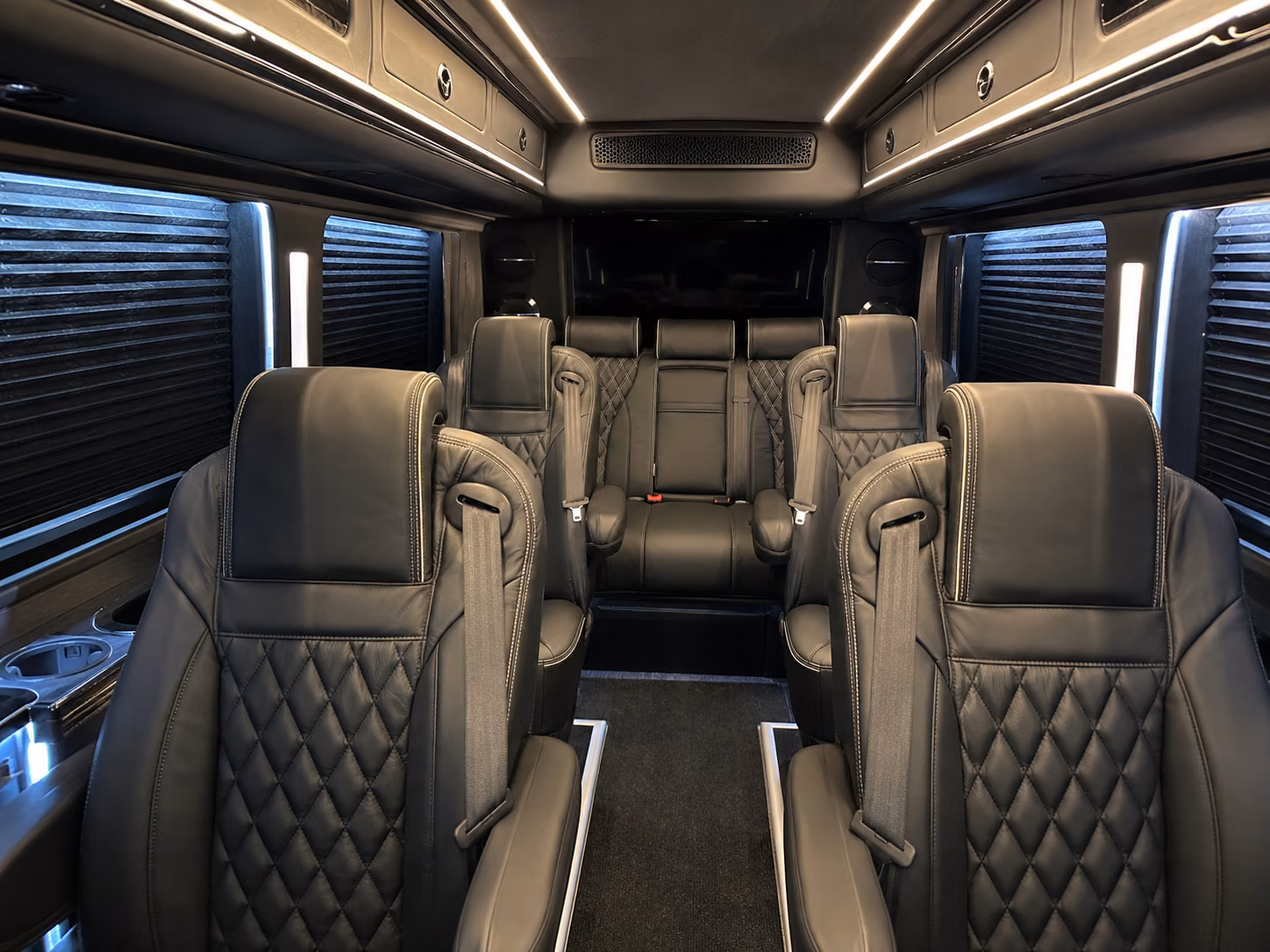 plano 18 passenger sprinter van interior