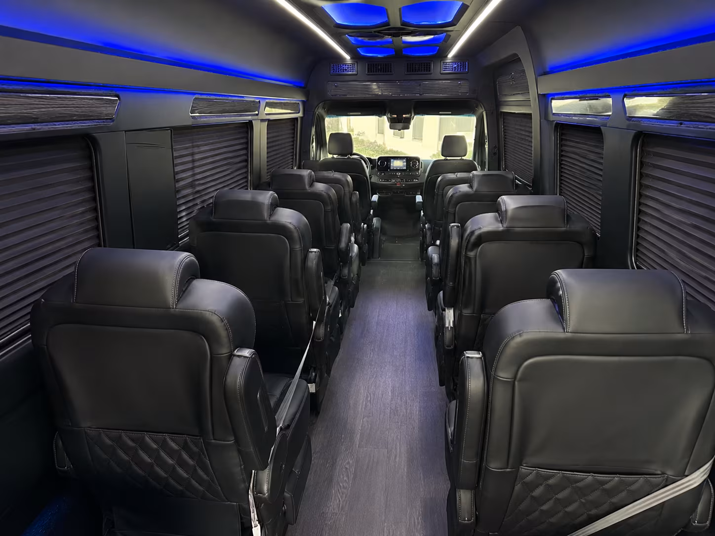 plano 8 passenger sprinter van interior