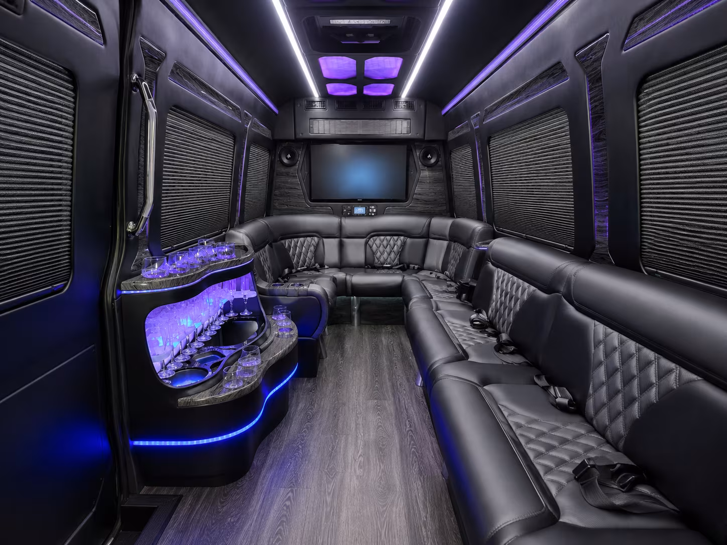 plano private event sprinter van rental