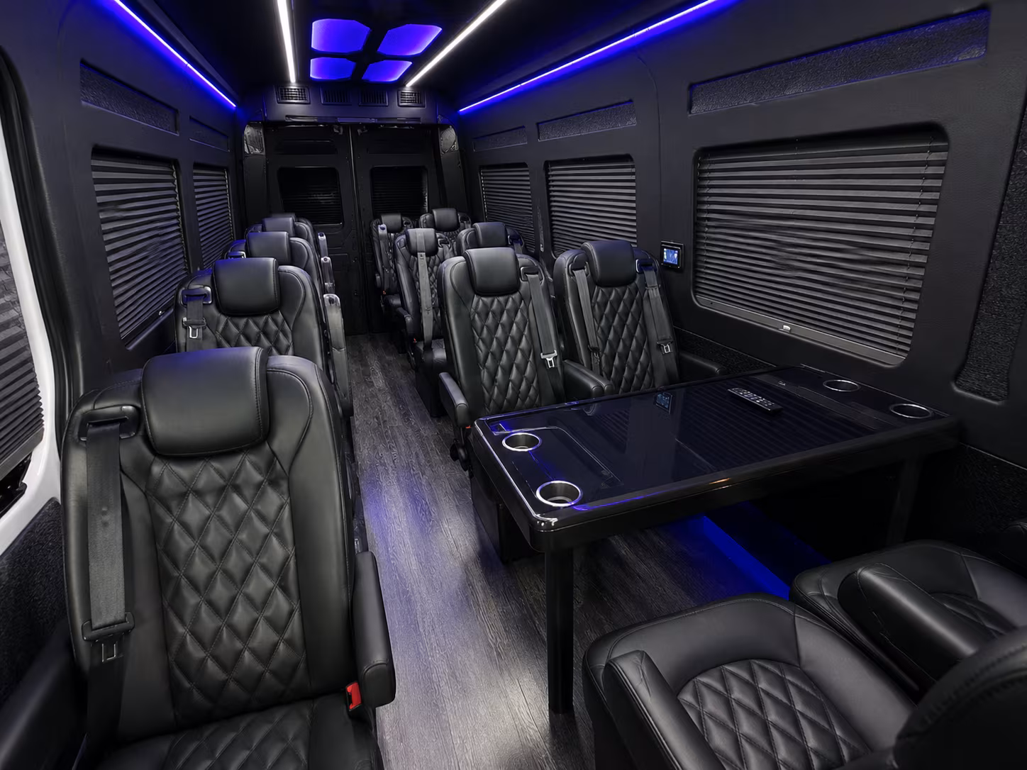 plano wedding sprinter van rental